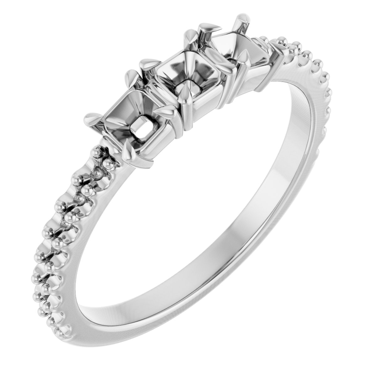 Three-Stone Anniversary Band