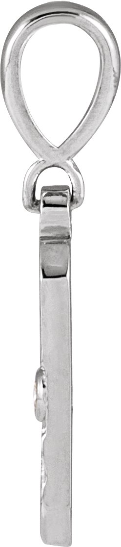.015 CT Natural Diamond Sun 16-18" Necklace view 2