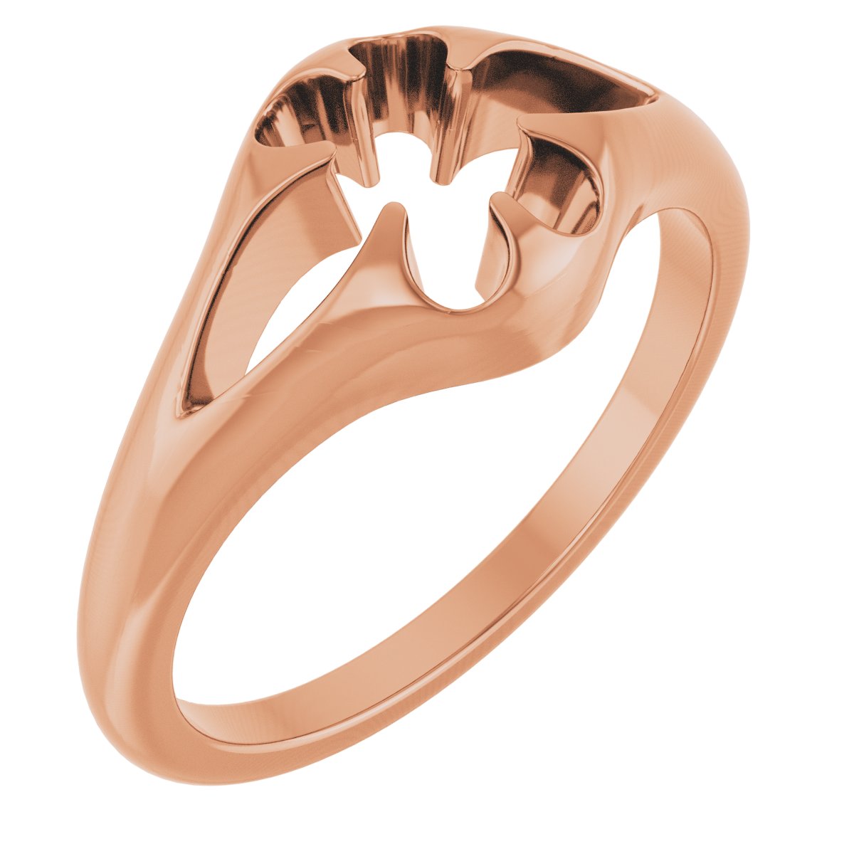Solitaire Belcher Ring