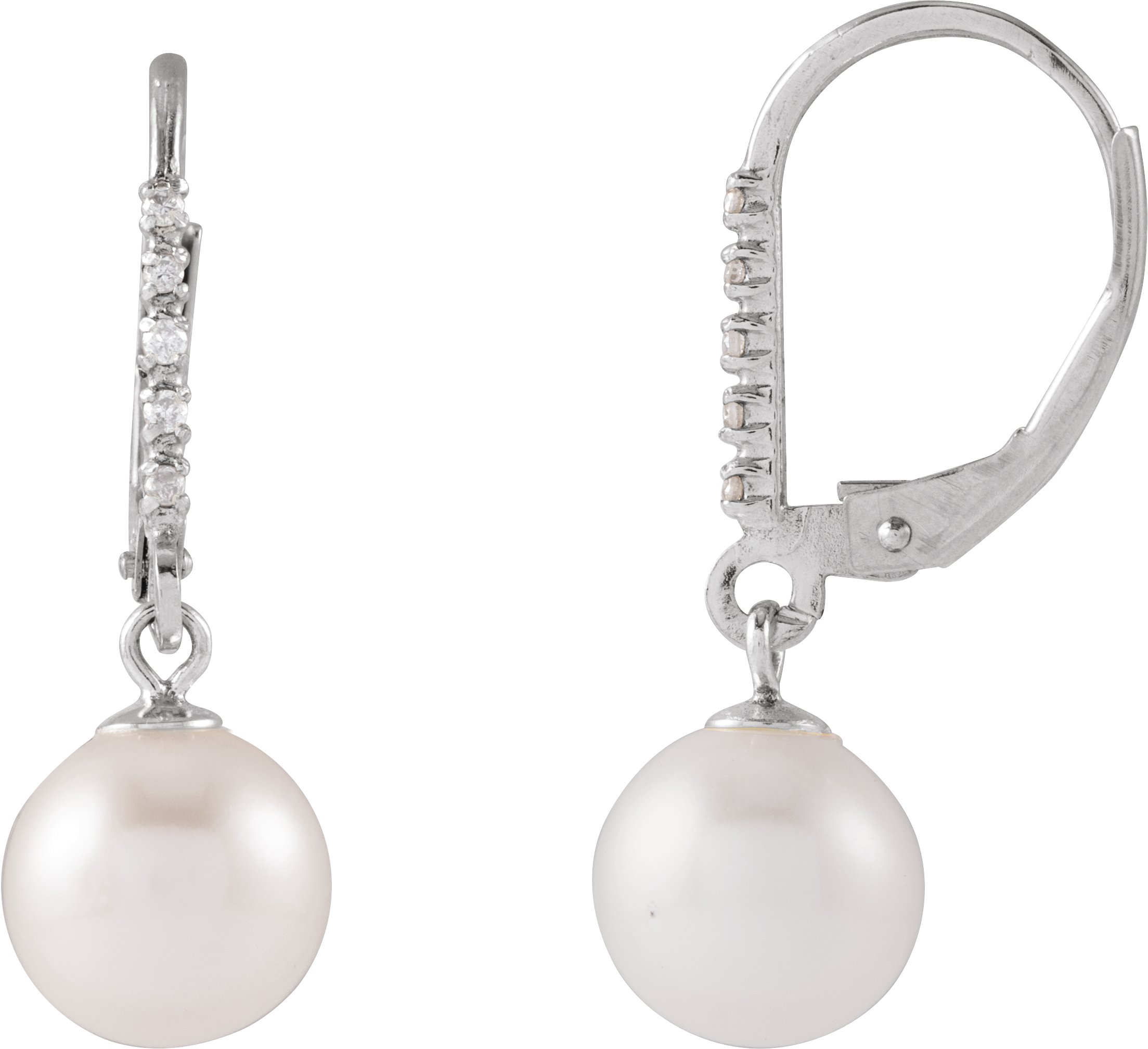 Accented Pearl Earrings