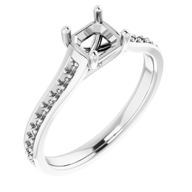 14k White Gold