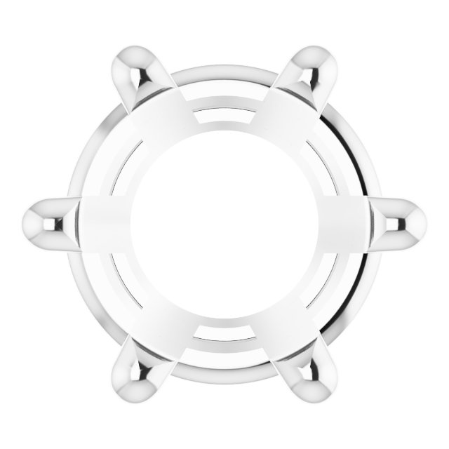 Round 6-Prong Low Basket Setting