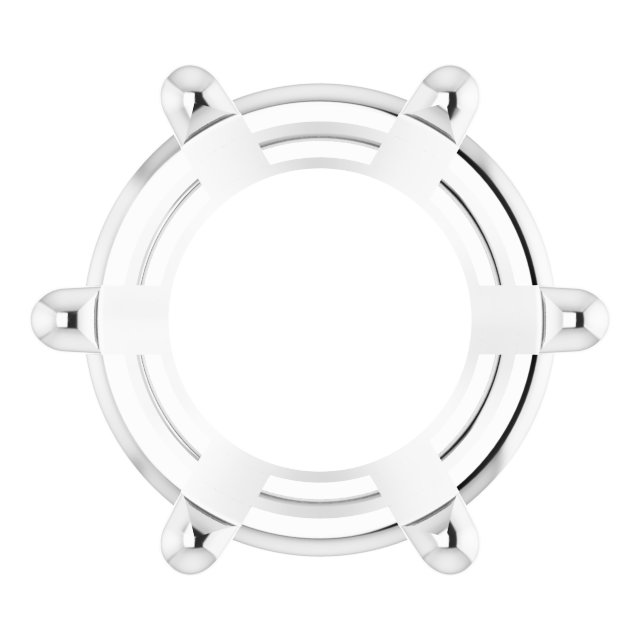 Round 6-Prong Low Basket Setting