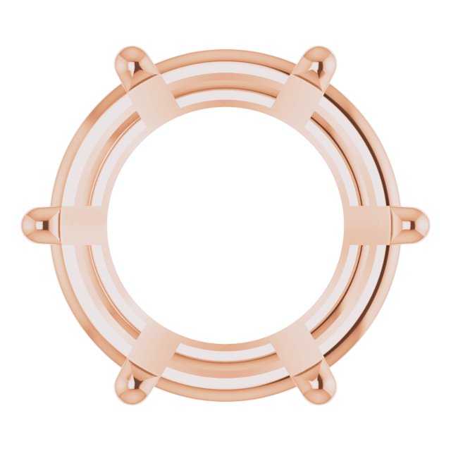 Round 6-Prong Low Basket Setting