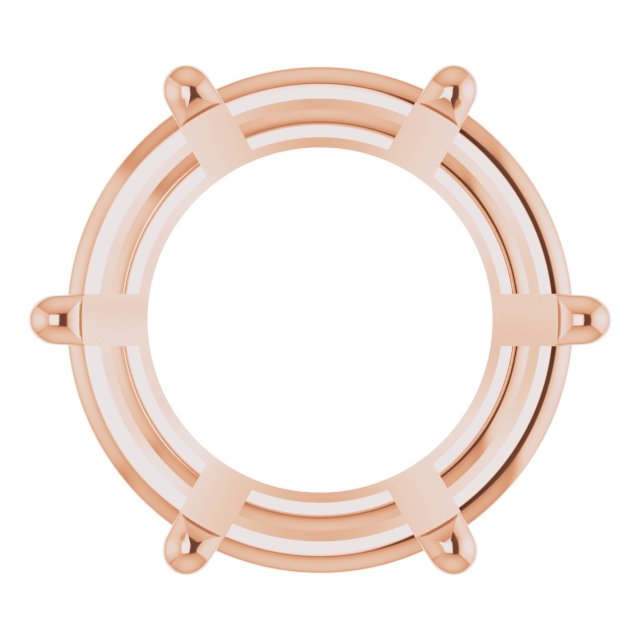 Round 6-Prong Low Basket Setting