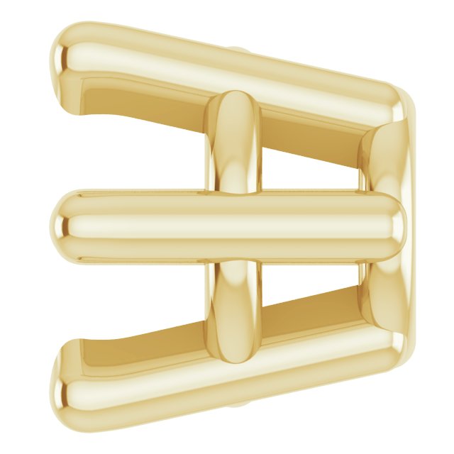 Round 6-Prong Low Earring Setting