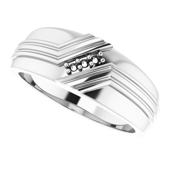 2 mm Round Mens Band Mounting view 5
