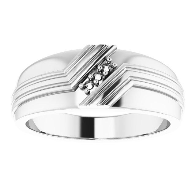 2 mm Round Mens Band Mounting view 3