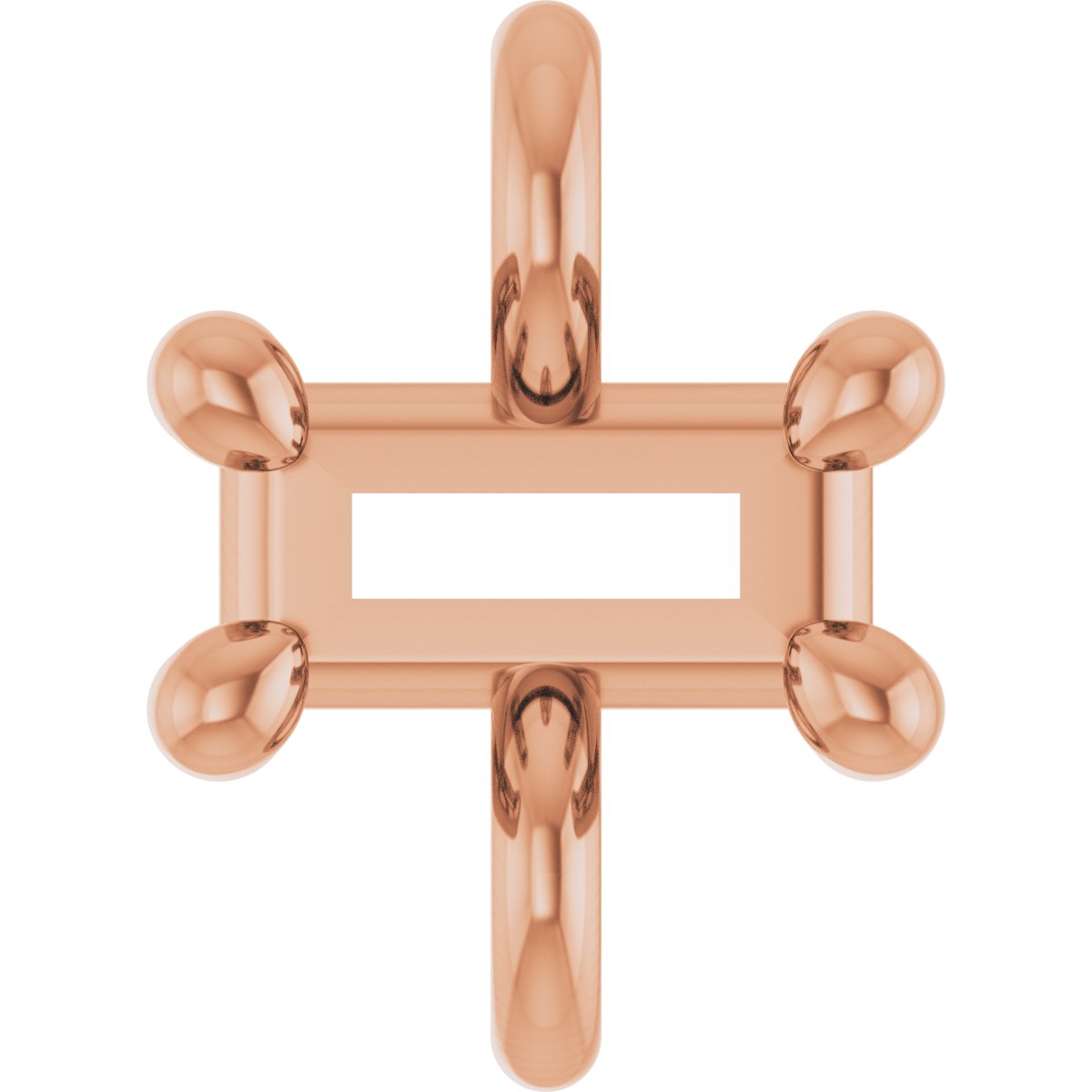 Straight Baguette 4-Prong Link