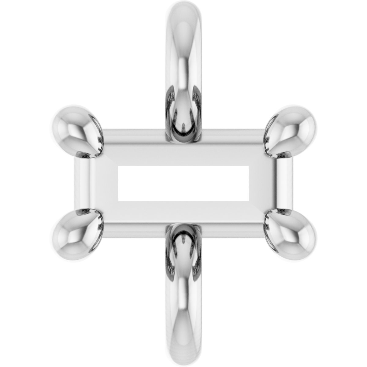 Straight Baguette 4-Prong Link