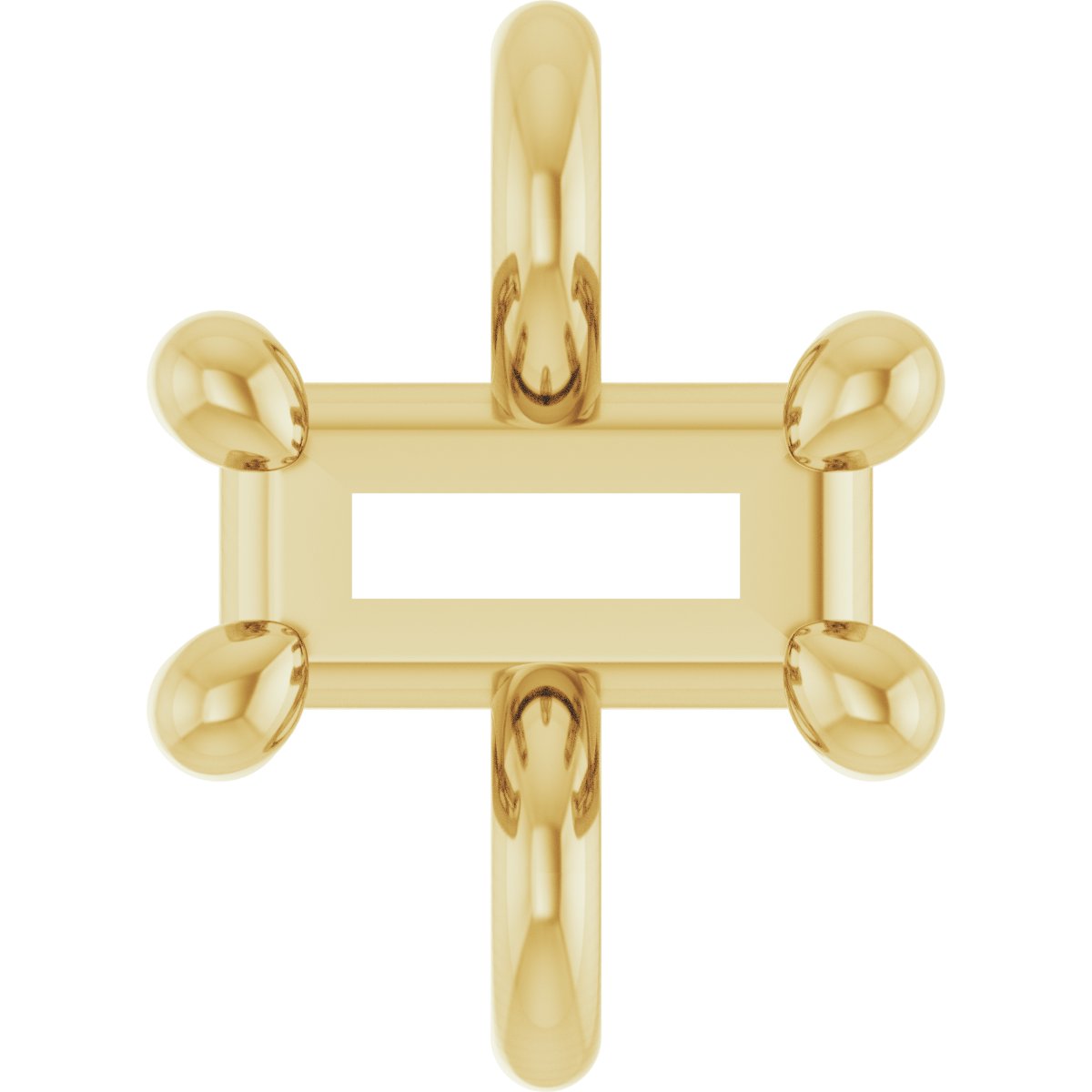 Straight Baguette 4-Prong Link