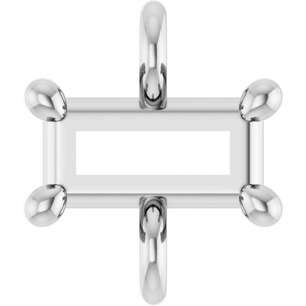 Straight Baguette 4-Prong Link