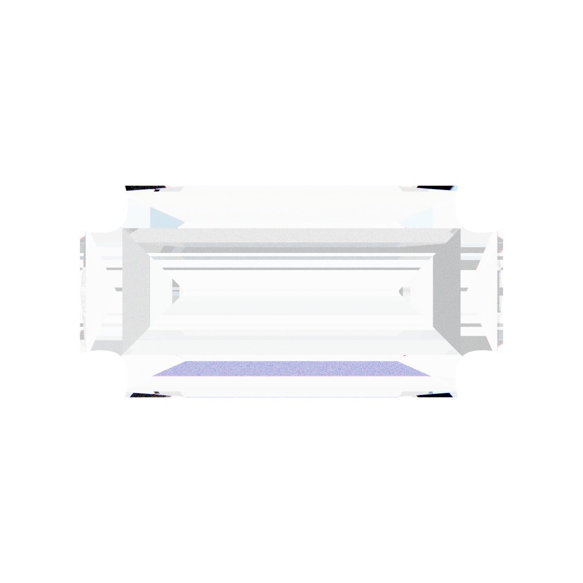 Straight Baguette 4-Prong Link