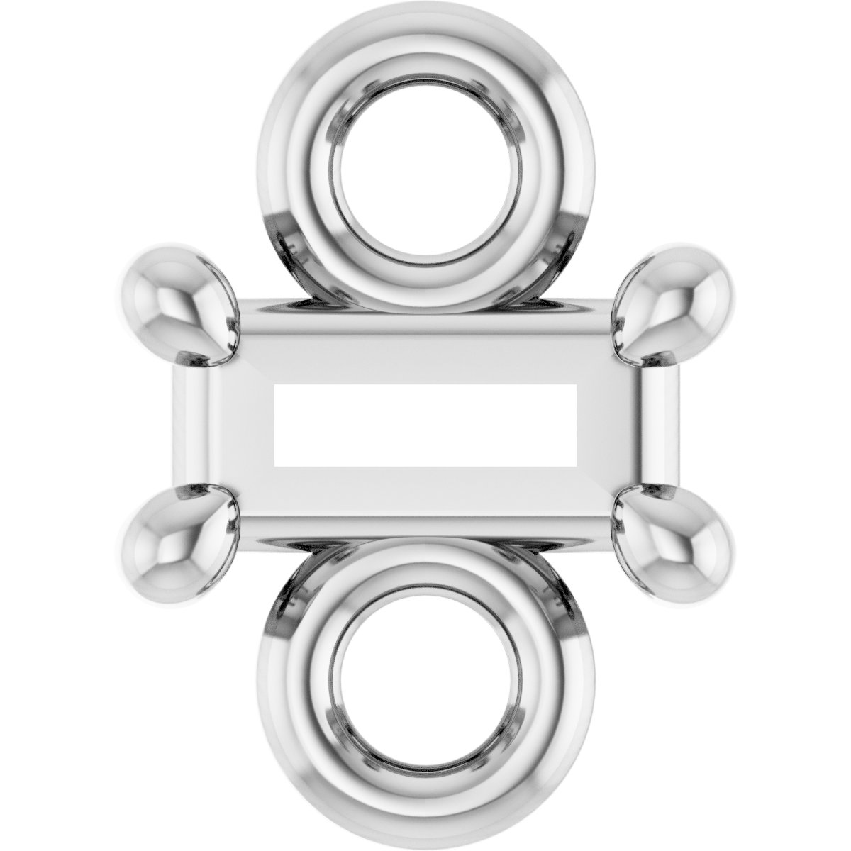 Petite Pavé® Solitaire Link