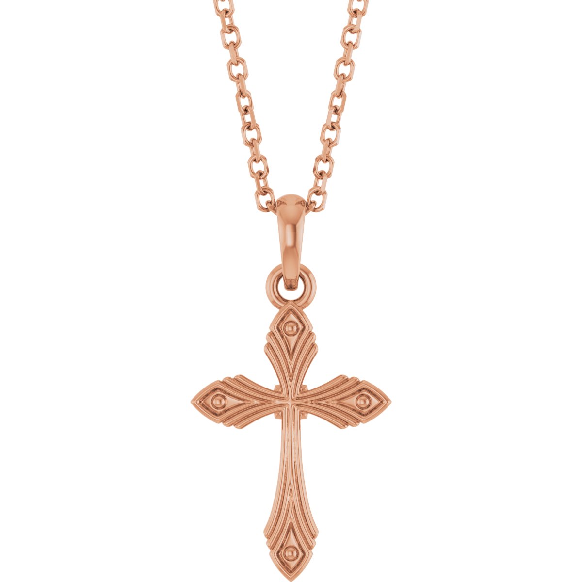 Vintage-Inspired Cross Necklace or Pendant