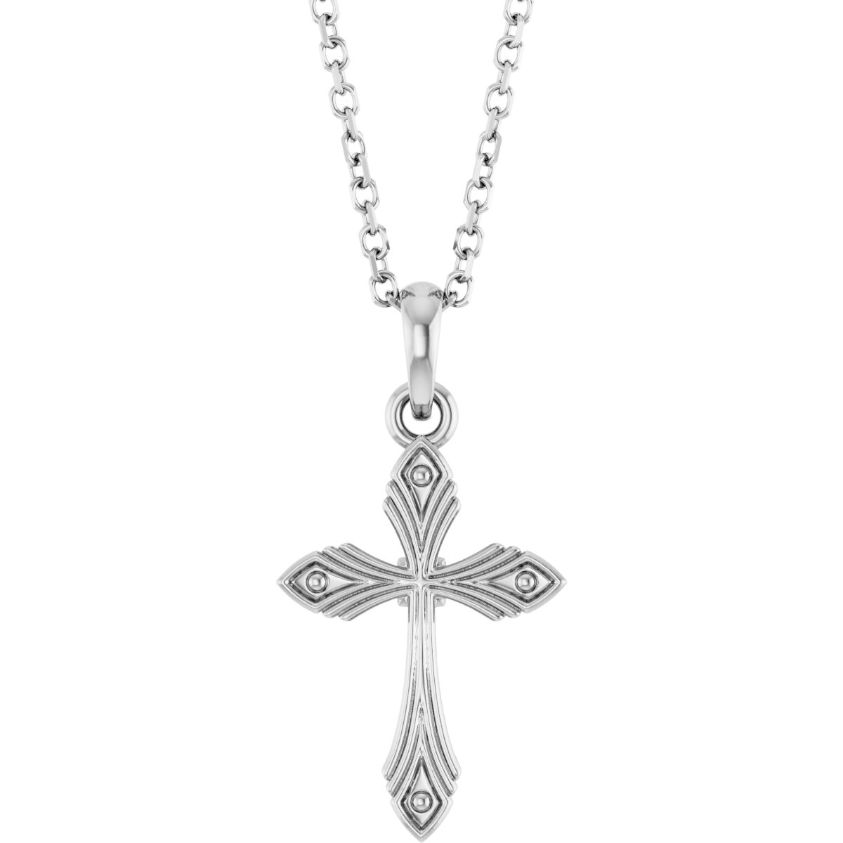 Vintage-Inspired Cross Necklace or Pendant