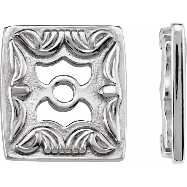 Continuum Sterling Silver Metal Fashion Earring Jacket