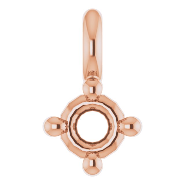 Round 4-Prong Dangle