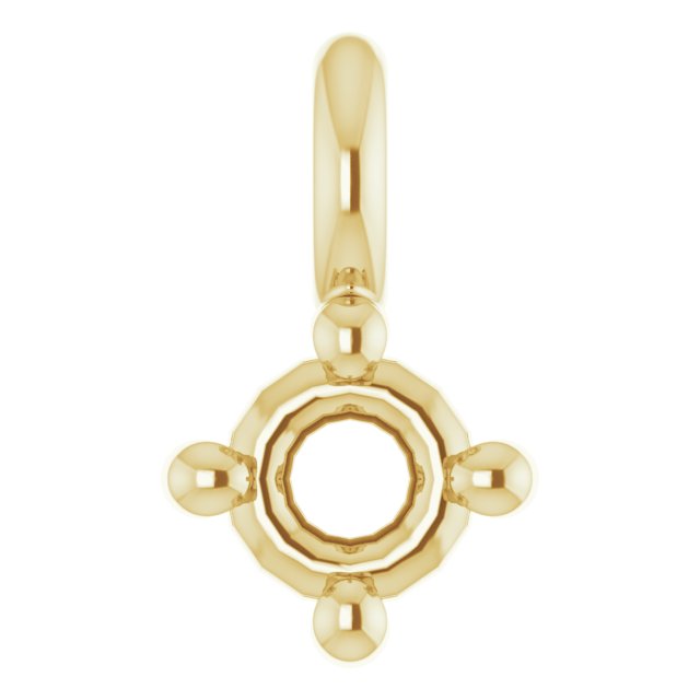 Round 4-Prong Dangle