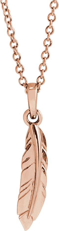 Feather Necklace or Pendant
