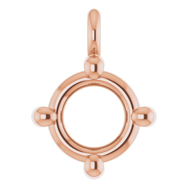 Round 4-Prong Dangle