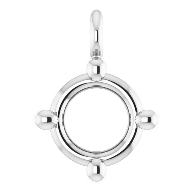 Round 4-Prong Dangle