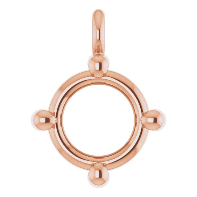 Round 4-Prong Dangle