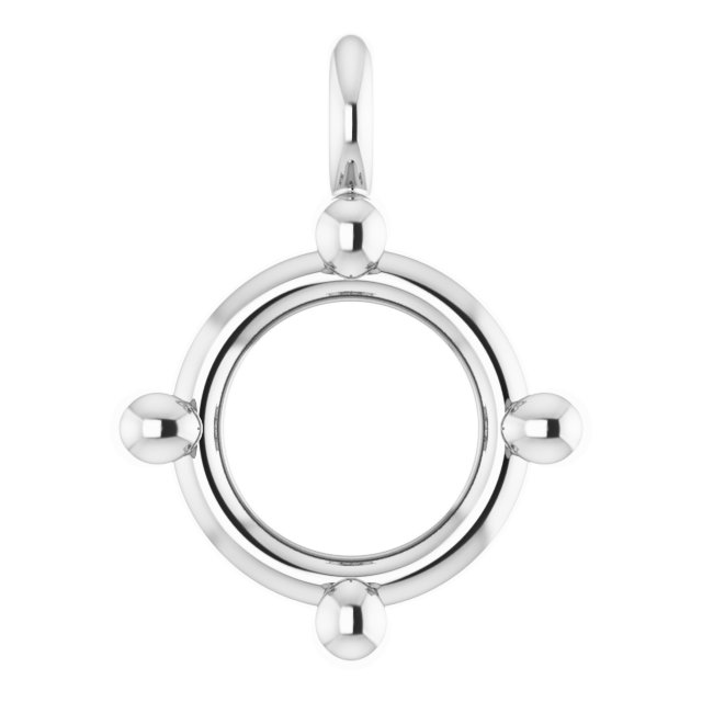 Round 4-Prong Dangle