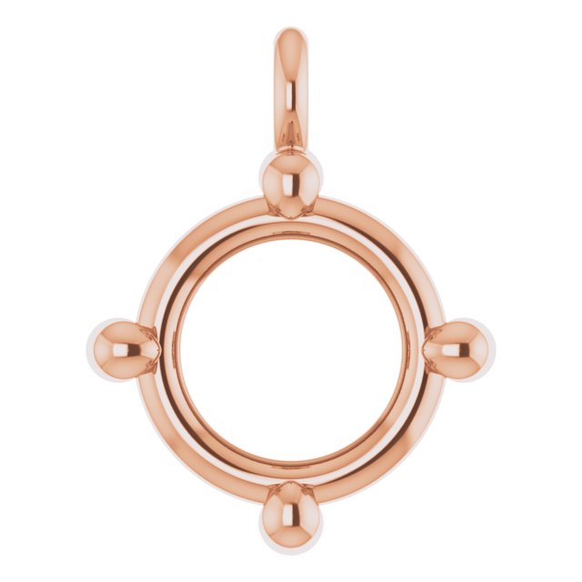 Round 4-Prong Dangle