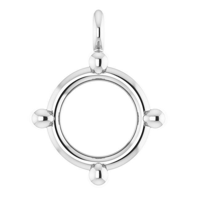 Round 4-Prong Dangle