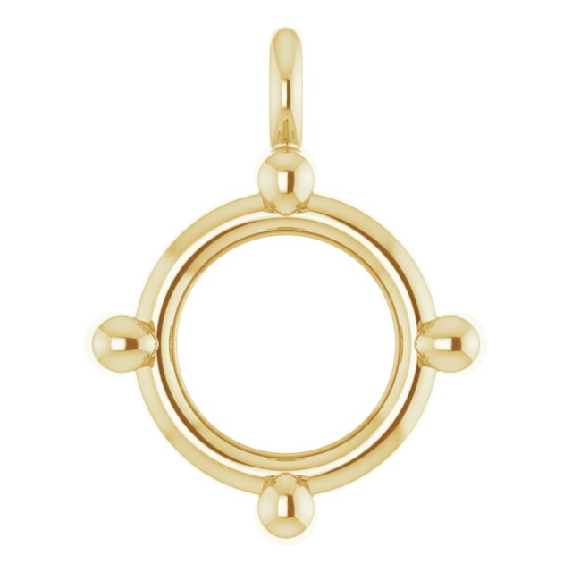 Round 4-Prong Dangle