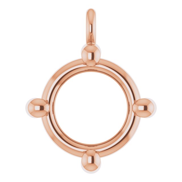 Round 4-Prong Dangle
