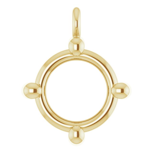 Round 4-Prong Dangle