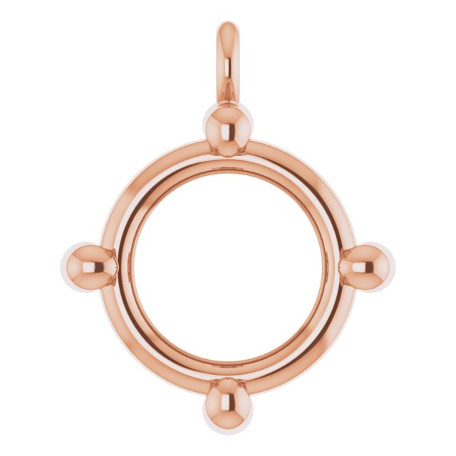 Round 4-Prong Dangle