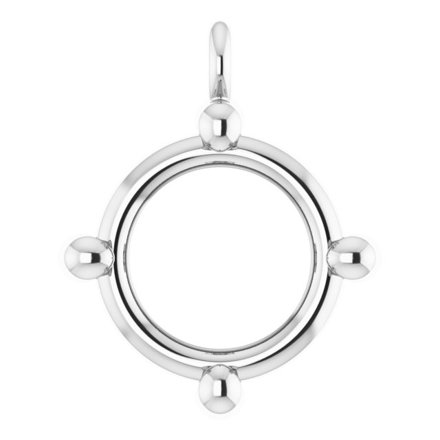 Round 4-Prong Dangle