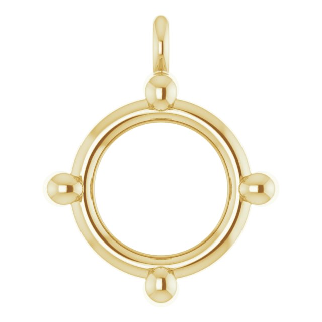 Round 4-Prong Dangle