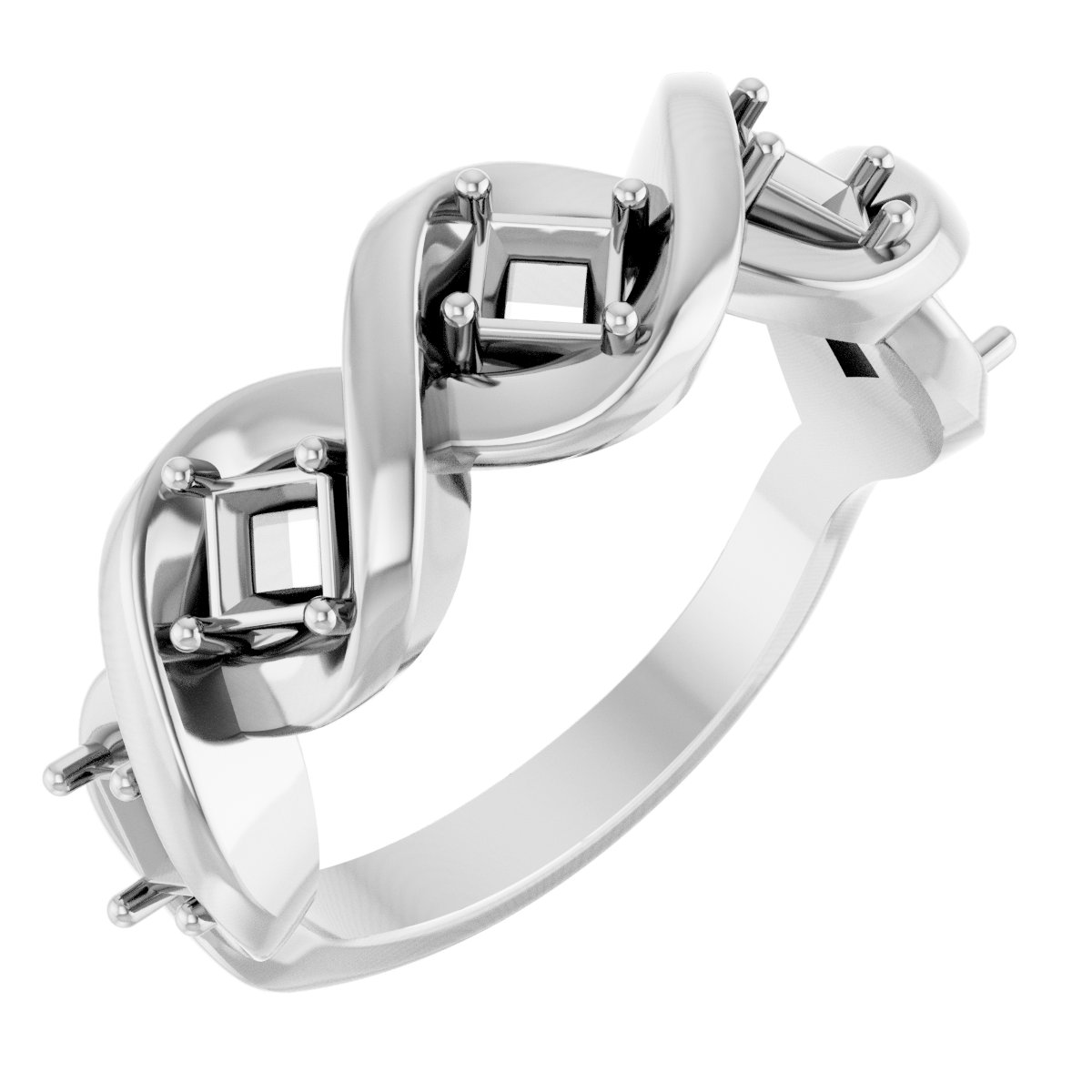 Five-Stone Infinity-Inspired Anniversary Band