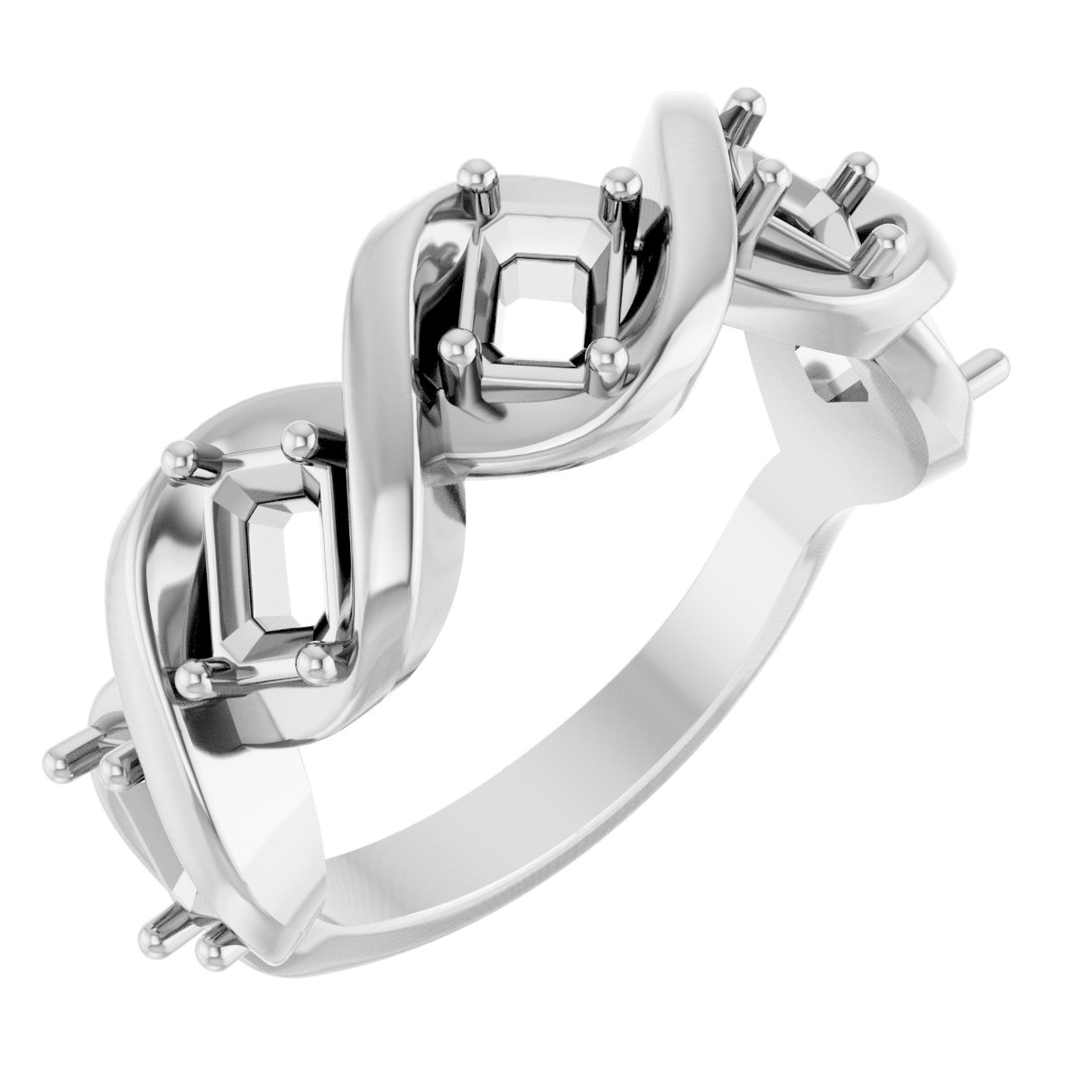 Five-Stone Infinity-Inspired Anniversary Band