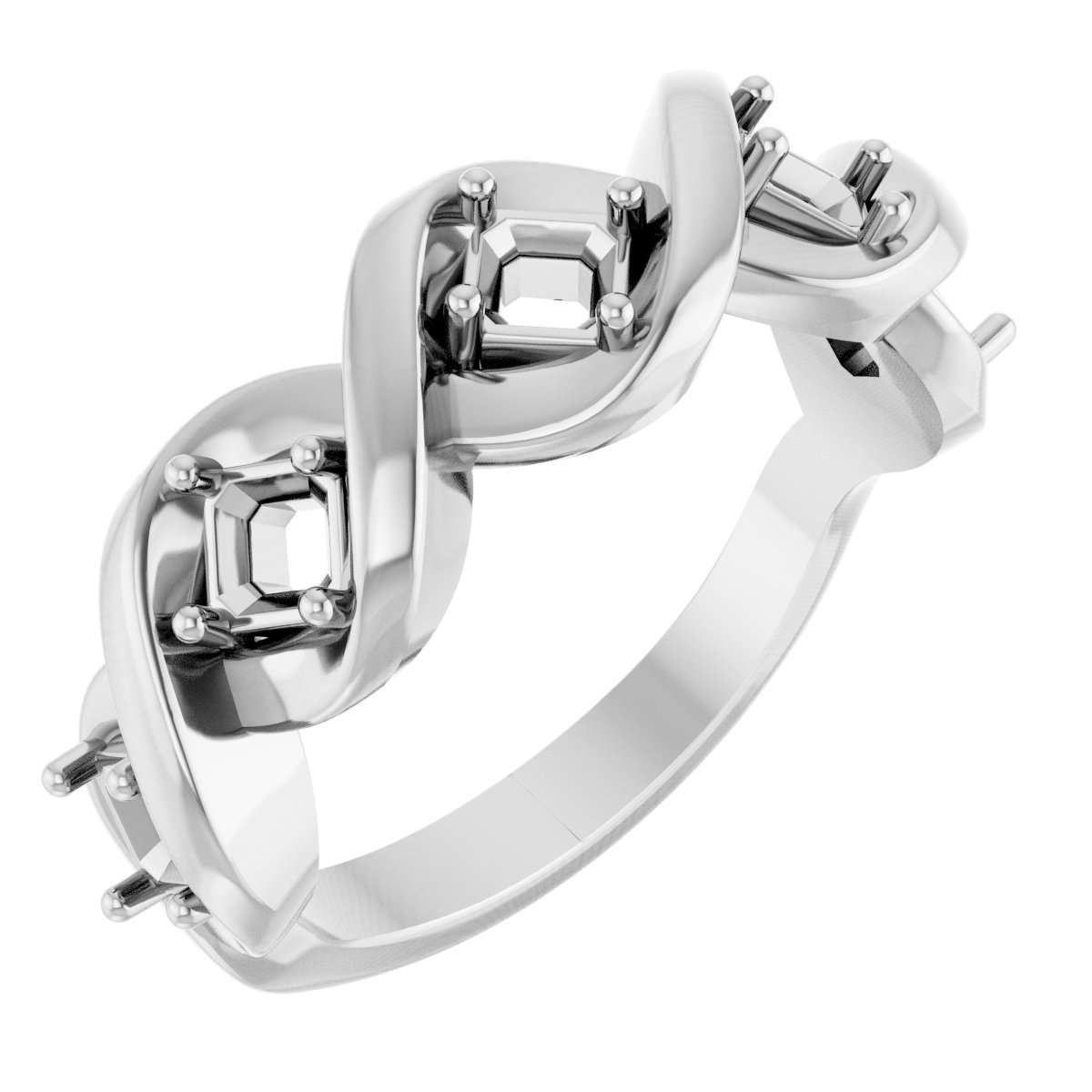 Five-Stone Infinity-Inspired Anniversary Band