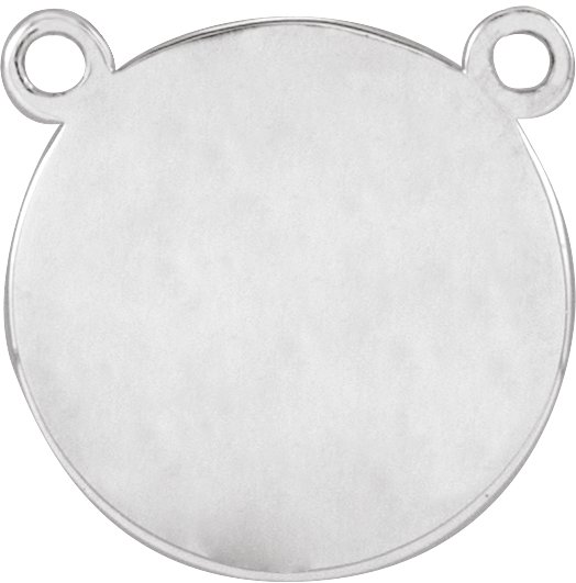 Engravable Disc Necklace or Center
