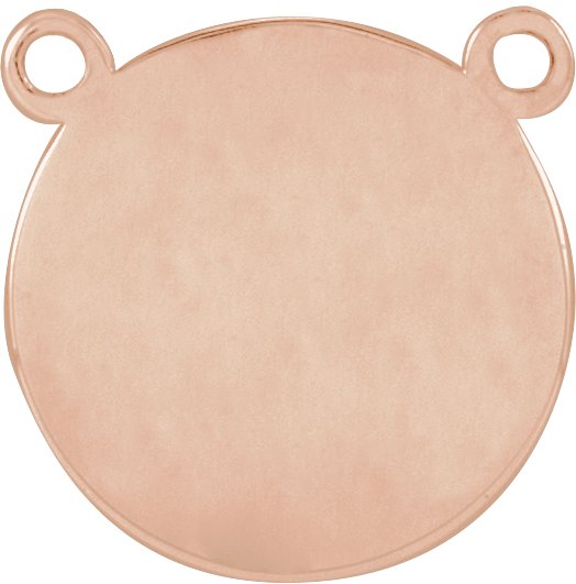 Engravable Disc Necklace or Center