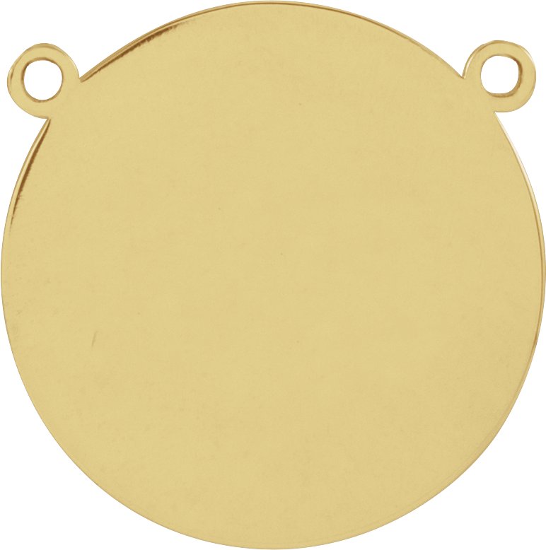 Engravable Disc Necklace or Center