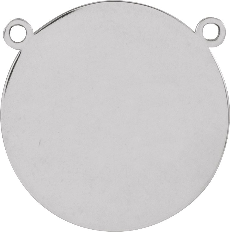 Engravable Disc Necklace or Center