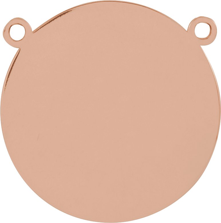 Engravable Disc Necklace or Center