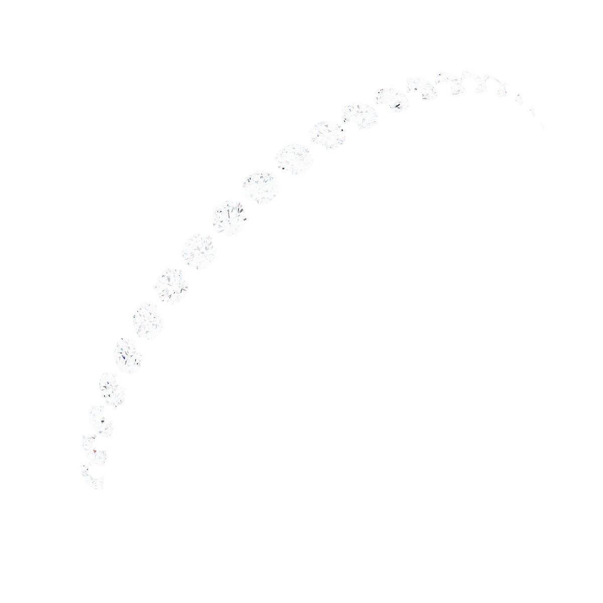 14K White 1/6 CTW Lab-Grown Diamond Stacked Peg Shank