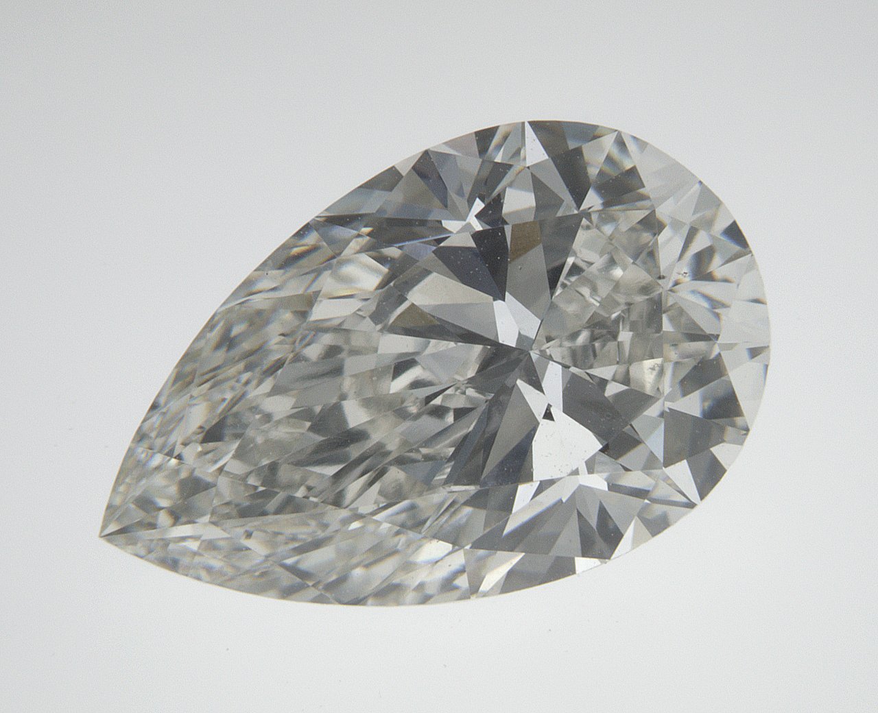 3.68 Carat Pear Cut Lab Diamond