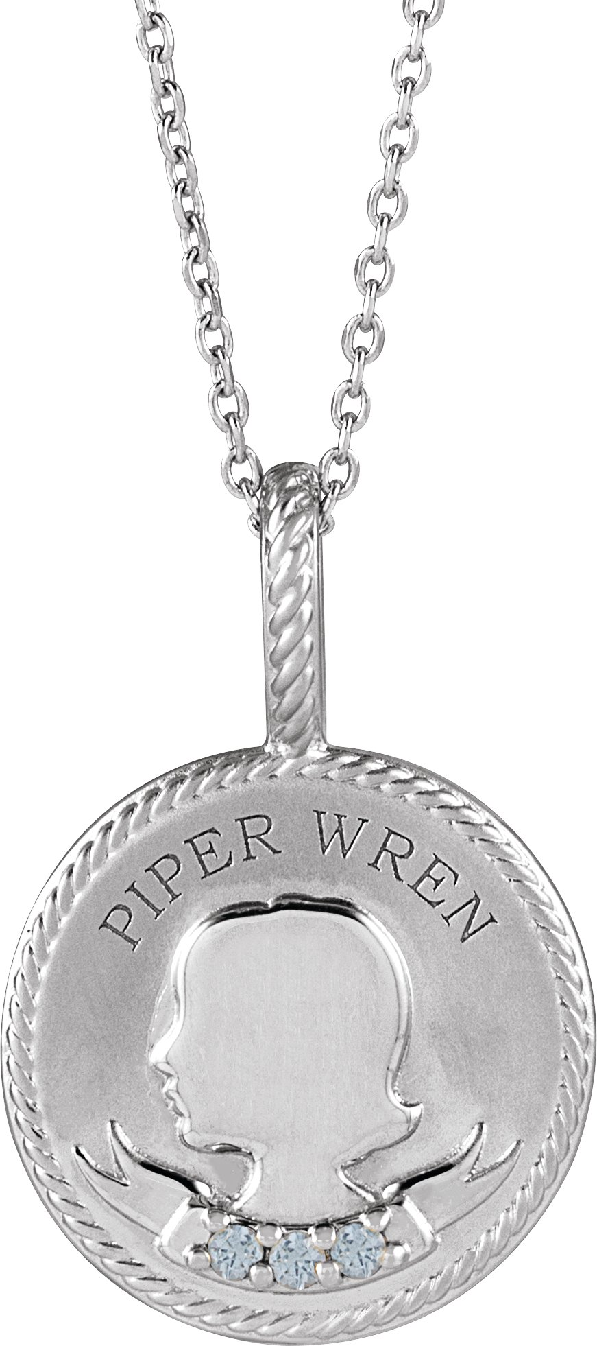 14k White Gold