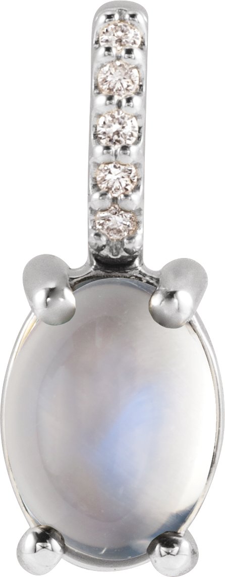 Accented Cabochon Necklace or Charm/Pendant