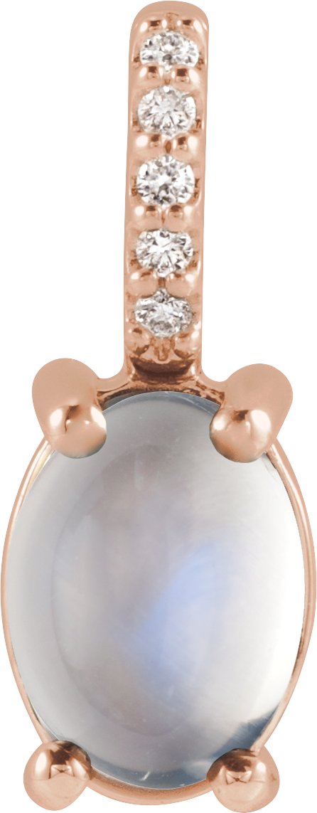 Accented Cabochon Necklace or Charm/Pendant