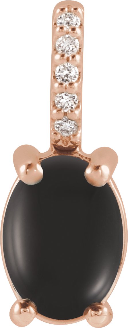 Accented Cabochon Necklace or Charm/Pendant